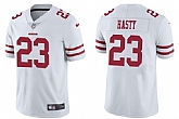 Nike 49ers 23 JaMycal Hasty White Vapor Untouchable Limited Jersey Dzhi,baseball caps,new era cap wholesale,wholesale hats